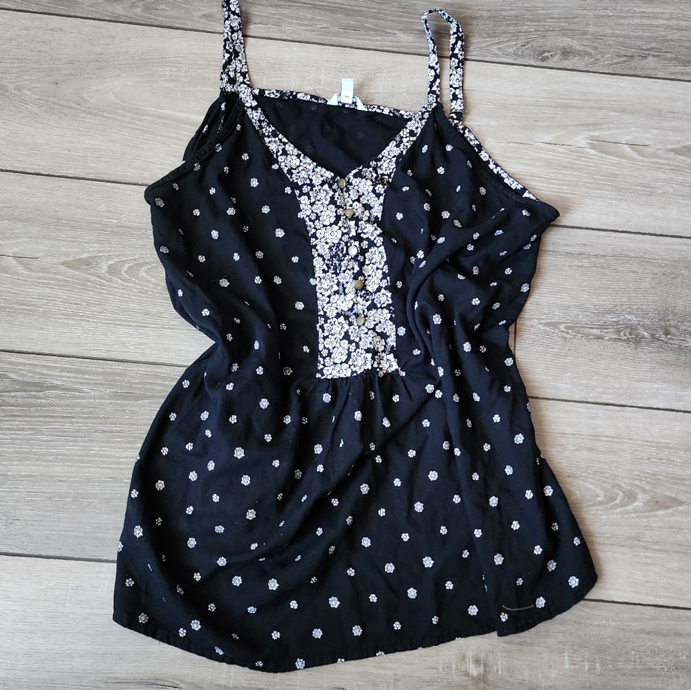 Floral Polka Dot tank